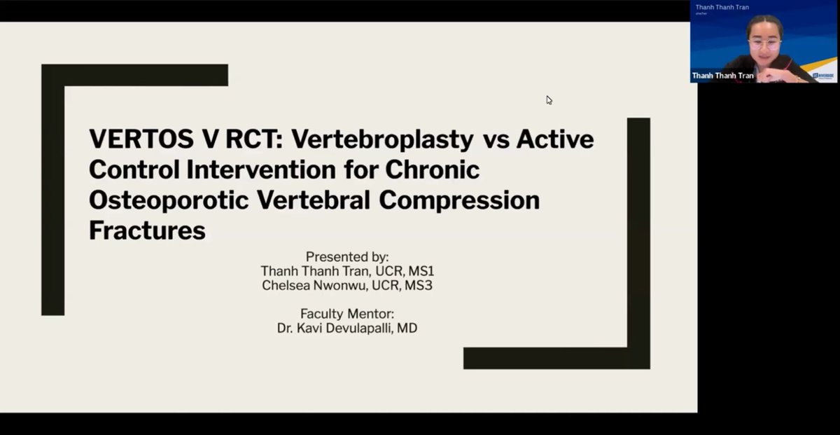 In case you missed it, you can check out our most recent journal club meeting on our YouTube channel❕

VERTOS V trial presentation:
youtu.be/aQw-xu1d1d4?si…
