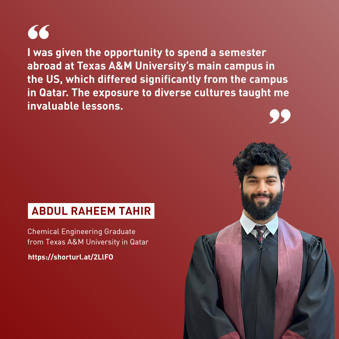 qf_alumni's tweet image. Visit Qatar Foundation website to explore exceptional and inspiring alumni stories who have elevated their experiences and embodied the principles of experiential education through the support provided by Qatar Foundation.

🔗 qf.org.qa/stories/qf-gra…

#BeyondTheClassroom