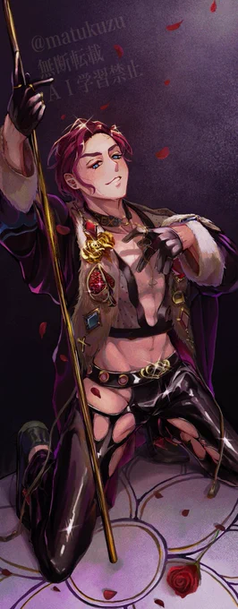 #カリスマファンアート性様を描きました 