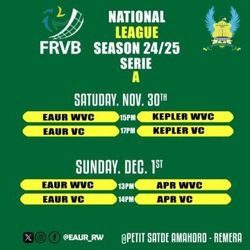 DrMbonimana's tweet photo. The game underway! Getting 1 set with this #APRVC , it is a proof that #EAURVC can do better! @eaur_rw boys are making a difference ! Cheers! https://t.co/oxhKuj4Eun