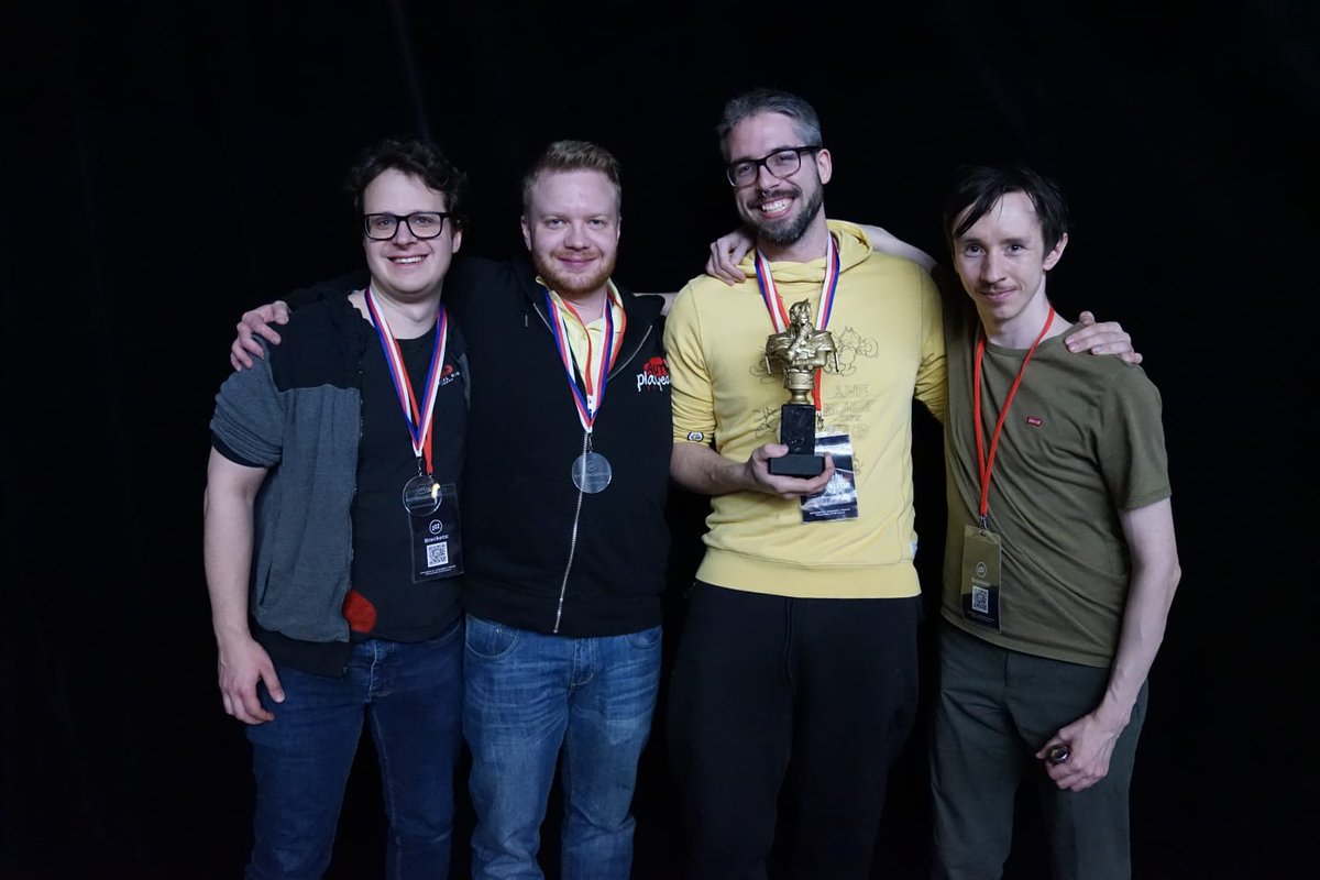 Buttonczech's tweet photo. Next set of winners! This time we are at the end of GGXXAC+R tournament.
After a confident run, we finally got our first homeland winner!
Congratulations to TOP4:
1st @k0rn4lsky ๐จ๐ฟ
2nd Rele ๐ฆ๐น
3rd @King0Rasta ๐ฆ๐น
4th @fenom ๐ฆ๐น
Thank you all for participating!
#Buttonczech #BCZ24 https://t.co/AuF9hcnIWI