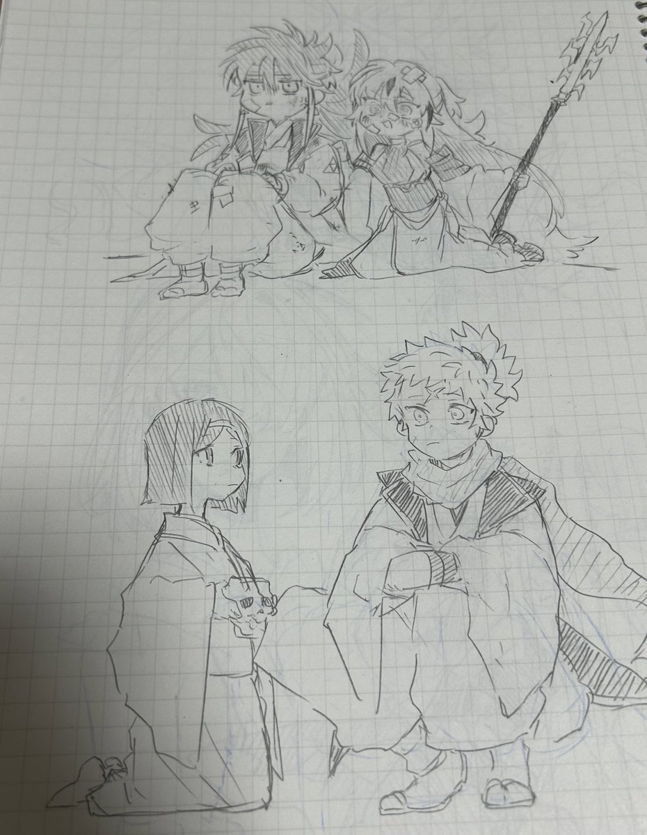 メイド服太公望とかプリヤの意味わからん指輪絵百合とか太閤伝昔絵出てきてドカ笑い中 
