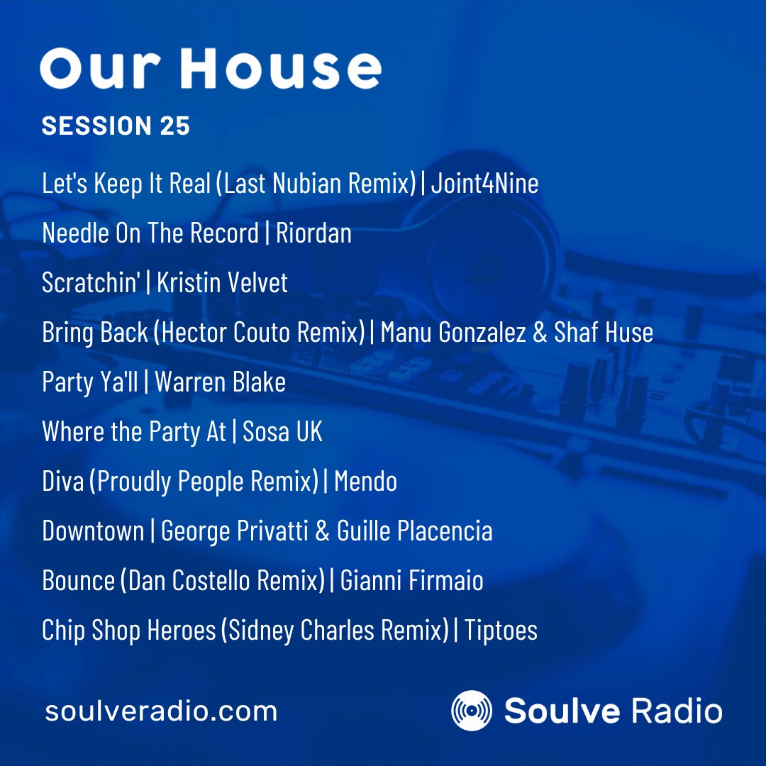 soulveradio's tweet image. Session 25 plays a jumpin' mix of #HipHop flavoured #HouseMusic party beats! 🔊🎶⚡️Feat. @riordan_uk @HectorCouto @ManuGonzalez @ShafHuse @itswarrenblake @ProudlyPeople @georgeprivatti @placenciaguille @GianniFirmaio @tiptoesmusic @SidneyCharlesM
👉mixcloud.com/soulveradio/ou…