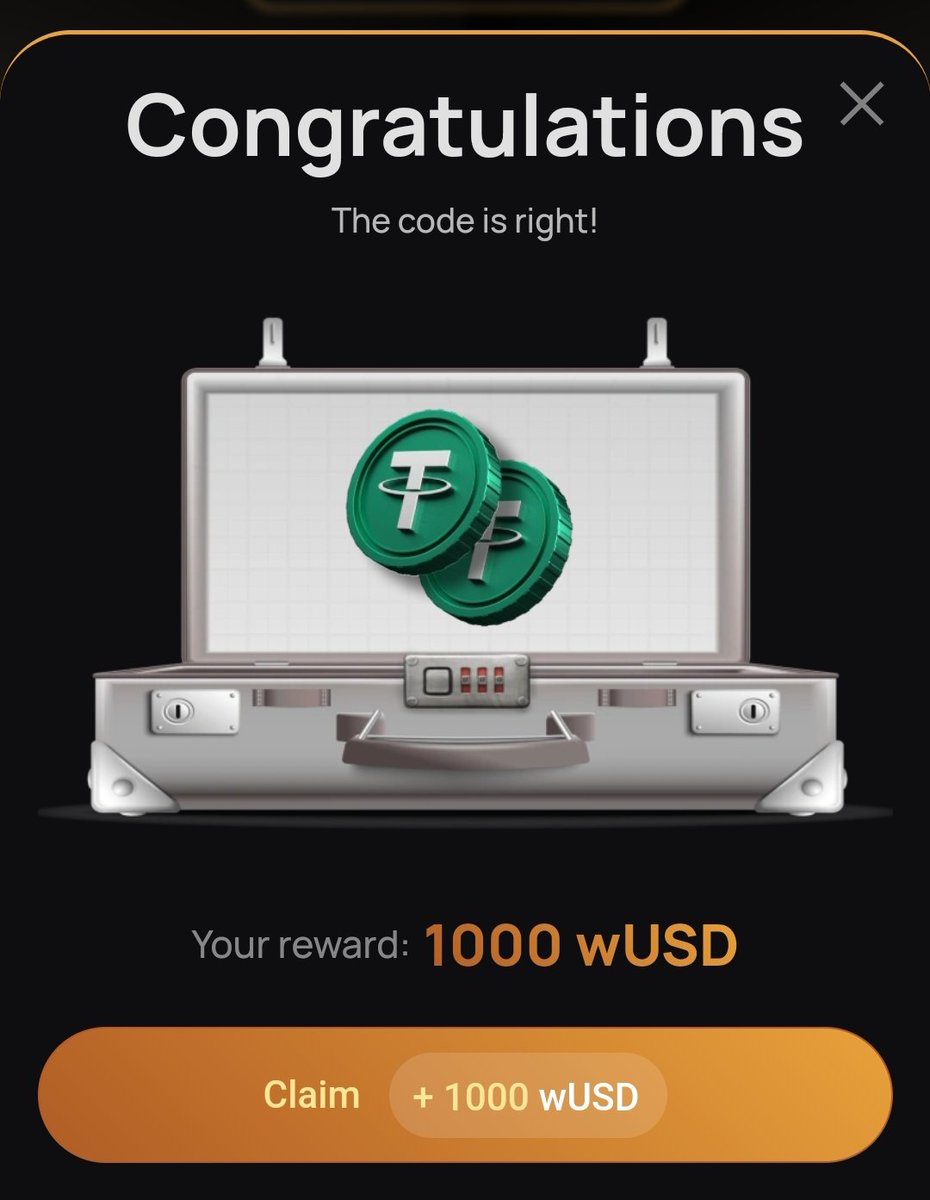 RtweetCrypto's tweet photo. WEMINE CODE,
Correct code:👉 812
Rewards - 1K
➡️Start Mining 🔻 https://t.co/zgzZSIeUpr
🔥30,000 USDT pool has started in WeMine for Miners 🛑🔥
#WeMine #Wemi #GoblinMine #Vertus #WeMinecode #Airdrop https://t.co/DVBSJ6PSwd