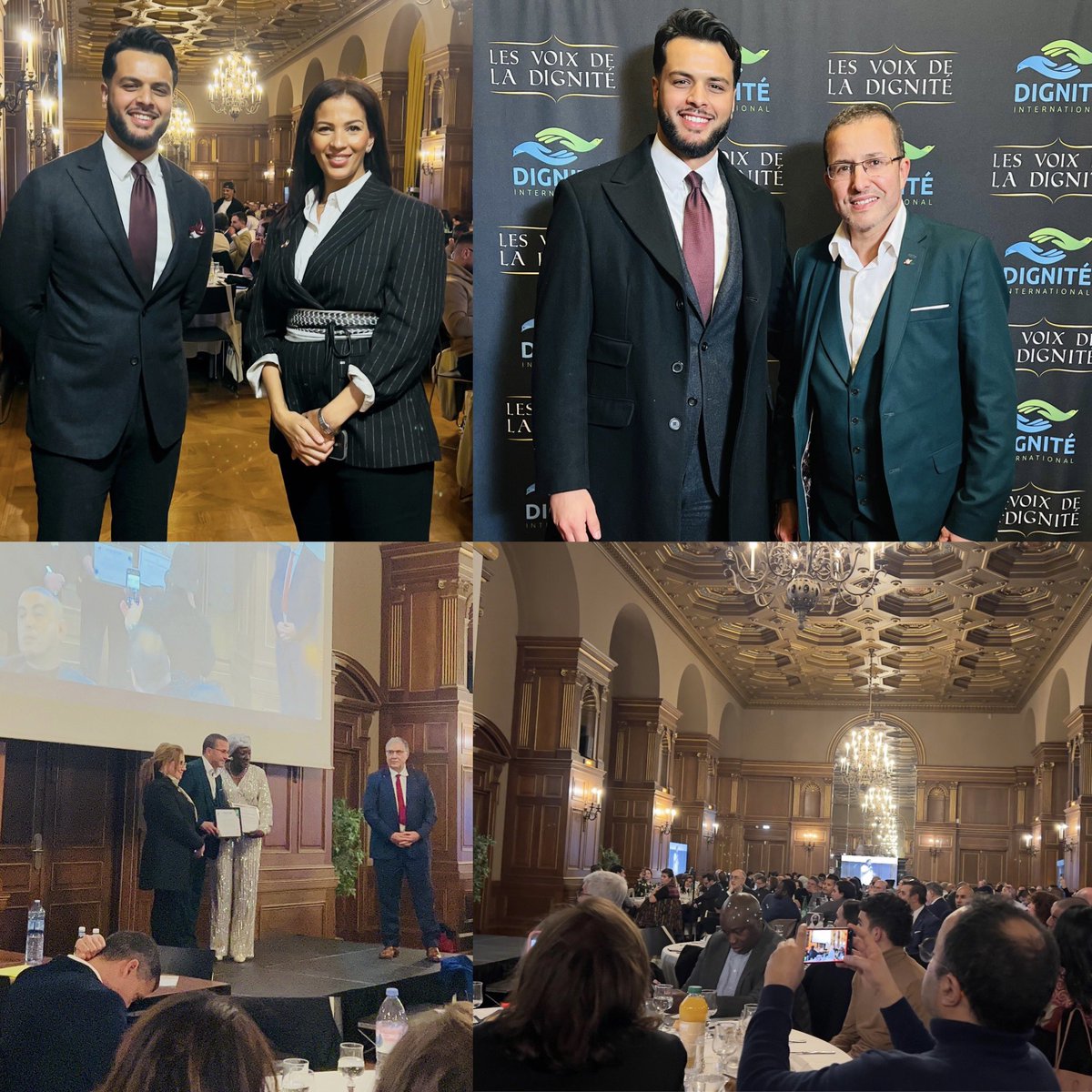 🇫🇷🇩🇿🌍 • Nous étions très honorés avec <a href="/karima_khatim/">Karima Khatim</a> et la Fédération Franco-Algérienne @AmitieFrancoAlg d’avoir été conviés au Gala célébrant les 10 années de Dignité Internationale, ONG humanitaire œuvrant en Afrique, au Moyen-Orient et en Asie. Nous remercions le Président