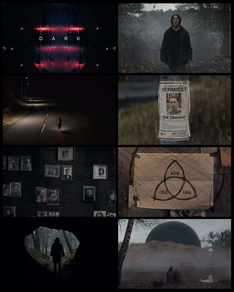 DarwinTshirt's tweet photo. Life was fine until a German director decided to drop the ultimate sci-fi thriller of all time. 

Dark, a mind-bending sci-fi trilogy, premiered seven years ago today. https://t.co/skFt0Ek7G1