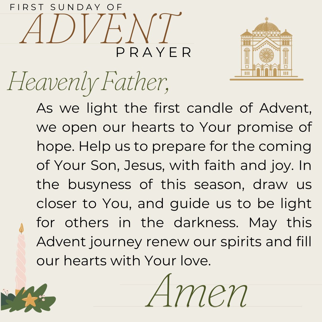 StClement's tweet photo. Advent begins! 💜 Pray with us as we light the first candle and prepare our hearts for the hope of Christ's coming. 🙏 #Advent2024 #Advent #FirstSundayOfAdvent #Hope #Prayer #SaintClementCommunity #JourneyToChristmas https://t.co/DaDAiu9BlV