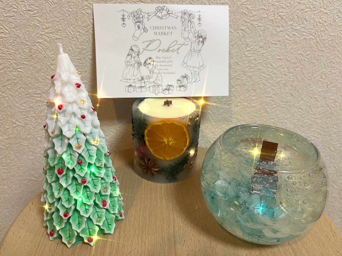 momo_sakura0424's tweet image. 仕事行く前に友達と下北で開催されたXmasMARKETに行って来た😊
お目当てはゆたか君のキャンドル🕯️インスタ見たら素敵な物ばかりだったから行かずにはいられなかった😆
懐かしい方々にも久しぶりに会えて嬉しかった✨️
ありがとう❣️
 #CHRISTMASMARKET
 #下北沢
 #amable