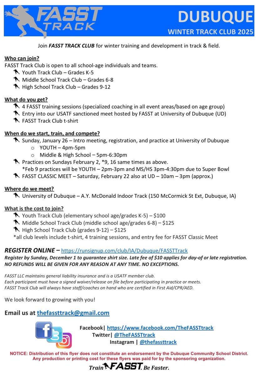 FASST Track tweet media