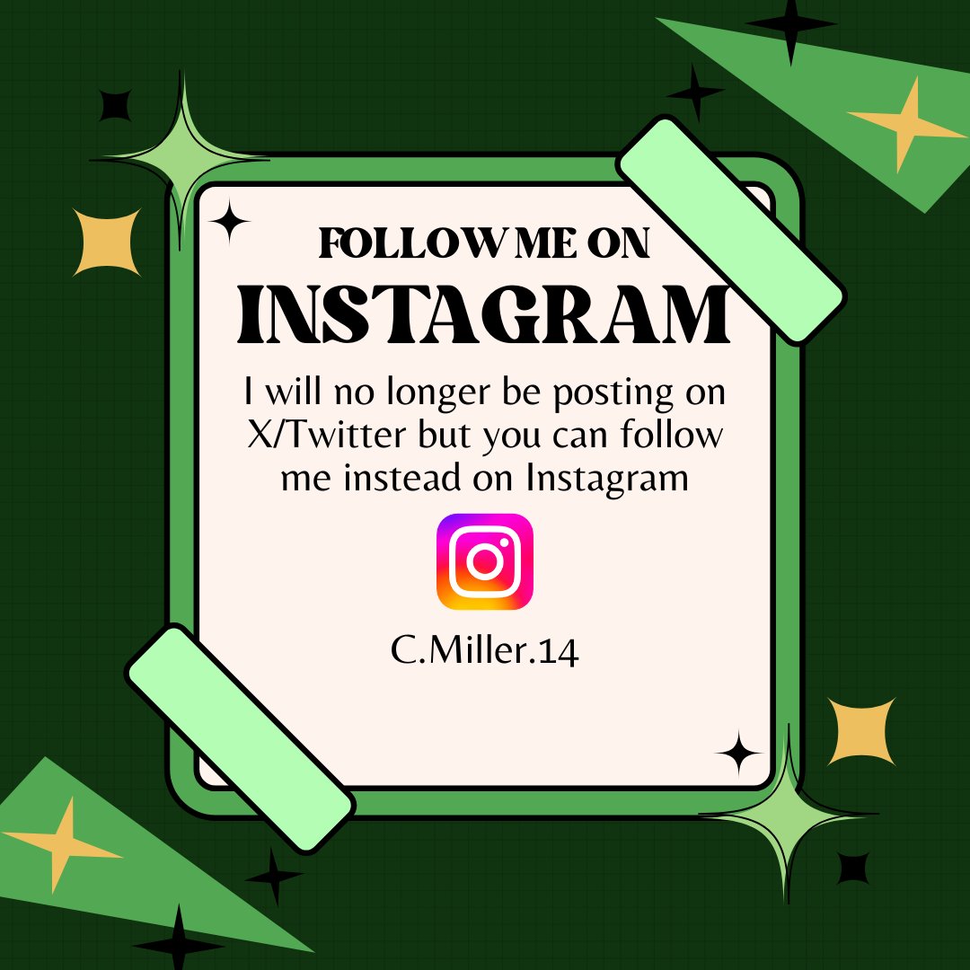 See you on Instagram :)