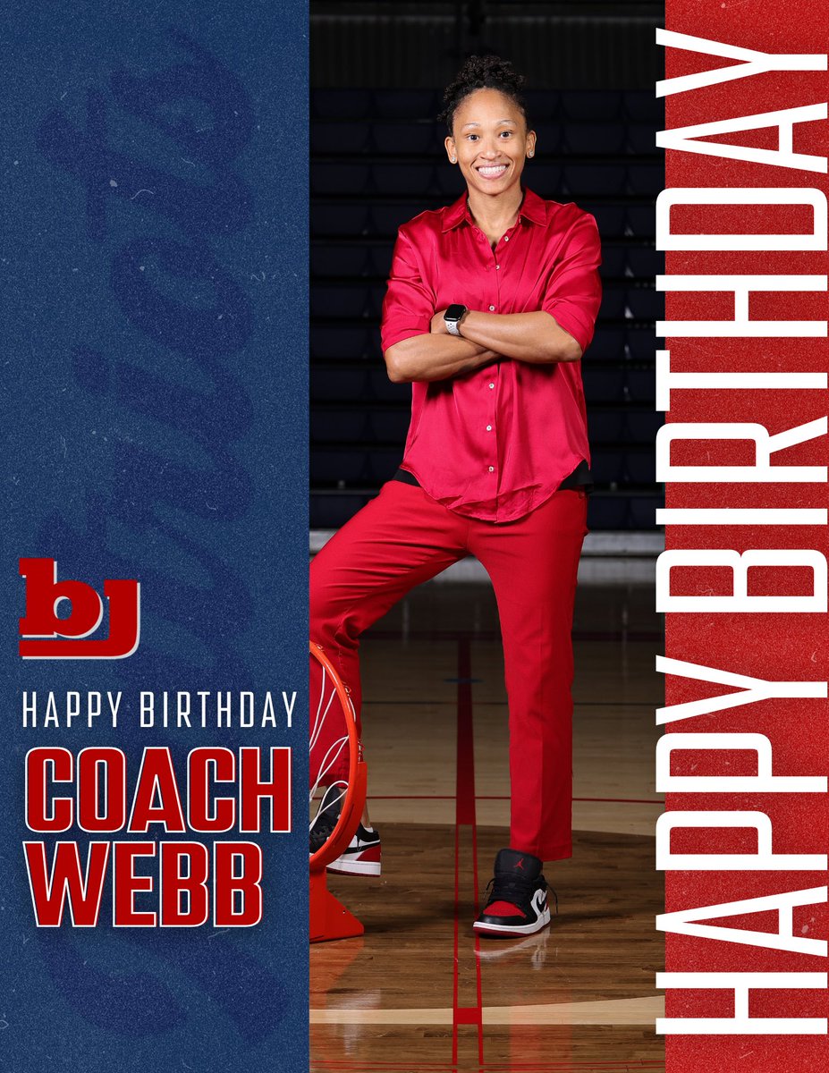 Help us wish Coach Webb a Happy Birthday! 

#SenseOfUrgency | #BJP