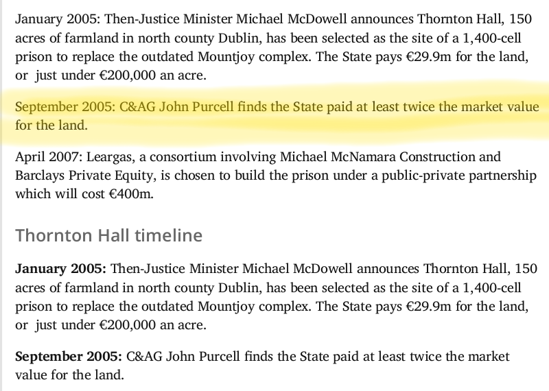 saoirse161616's tweet image. Mc Dowell on @RTEOne a hard neck saying more investment needed in Dublin Central ,when during the Celtic Bubble he squandered Millions on Thornton Hall and someone who had little respect for the law.... #GeneralElection2024 #GeneralElection24