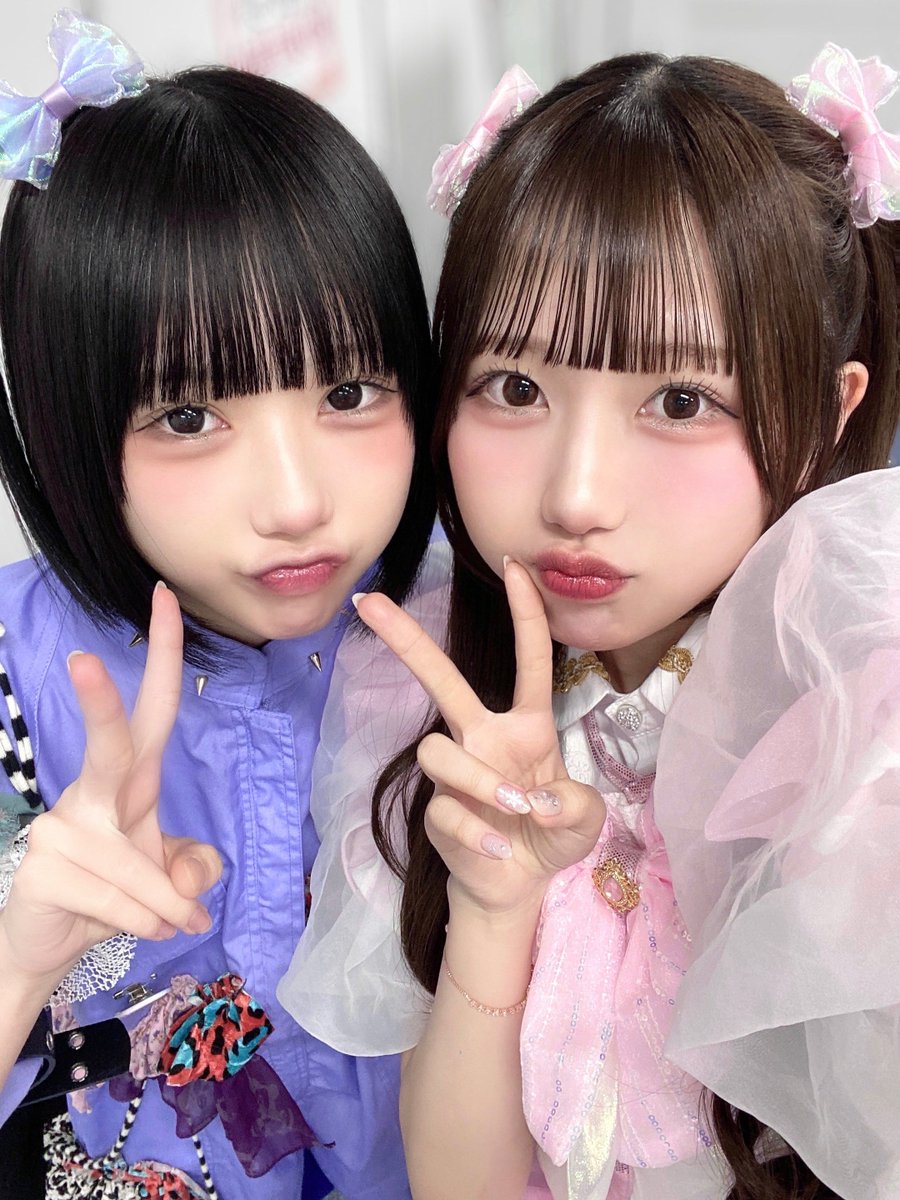 衣装で会えた💜🩷