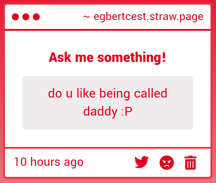 egbrtcest's tweet photo. You can call anything you'd like! Fatherly terms are A-Ok. https://t.co/P4fbaOoV85