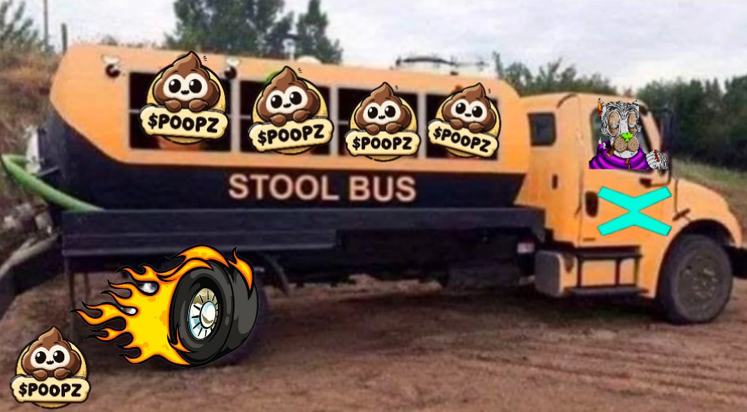 Albinobadger338's tweet photo. Classic, degens with their $POOPZ bag packed, off to Sunday school (we think 🤑). This bus is leaving, are you on board? 📈
#poopz #memecoin #mvx #pittz https://t.co/UYyPoDe2ep
