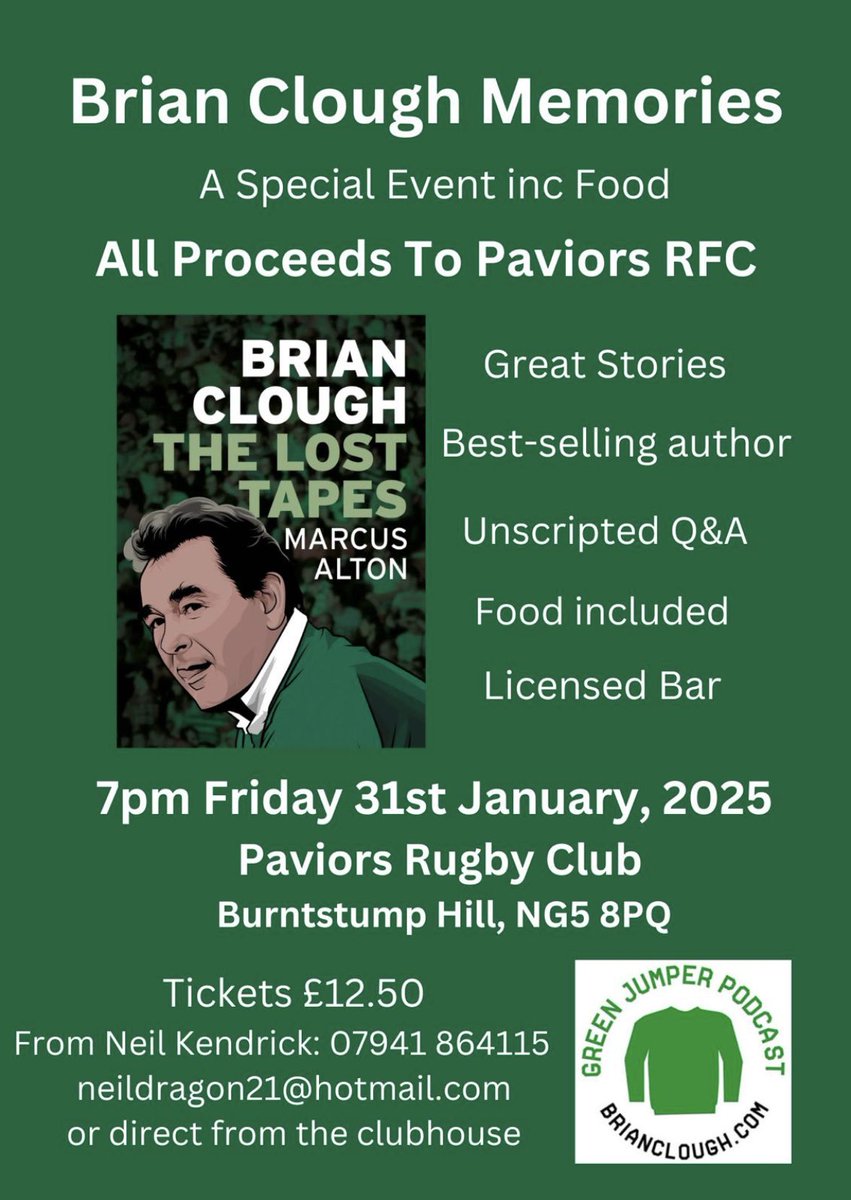 This will be a great event raising money for Paviors Rugby Club