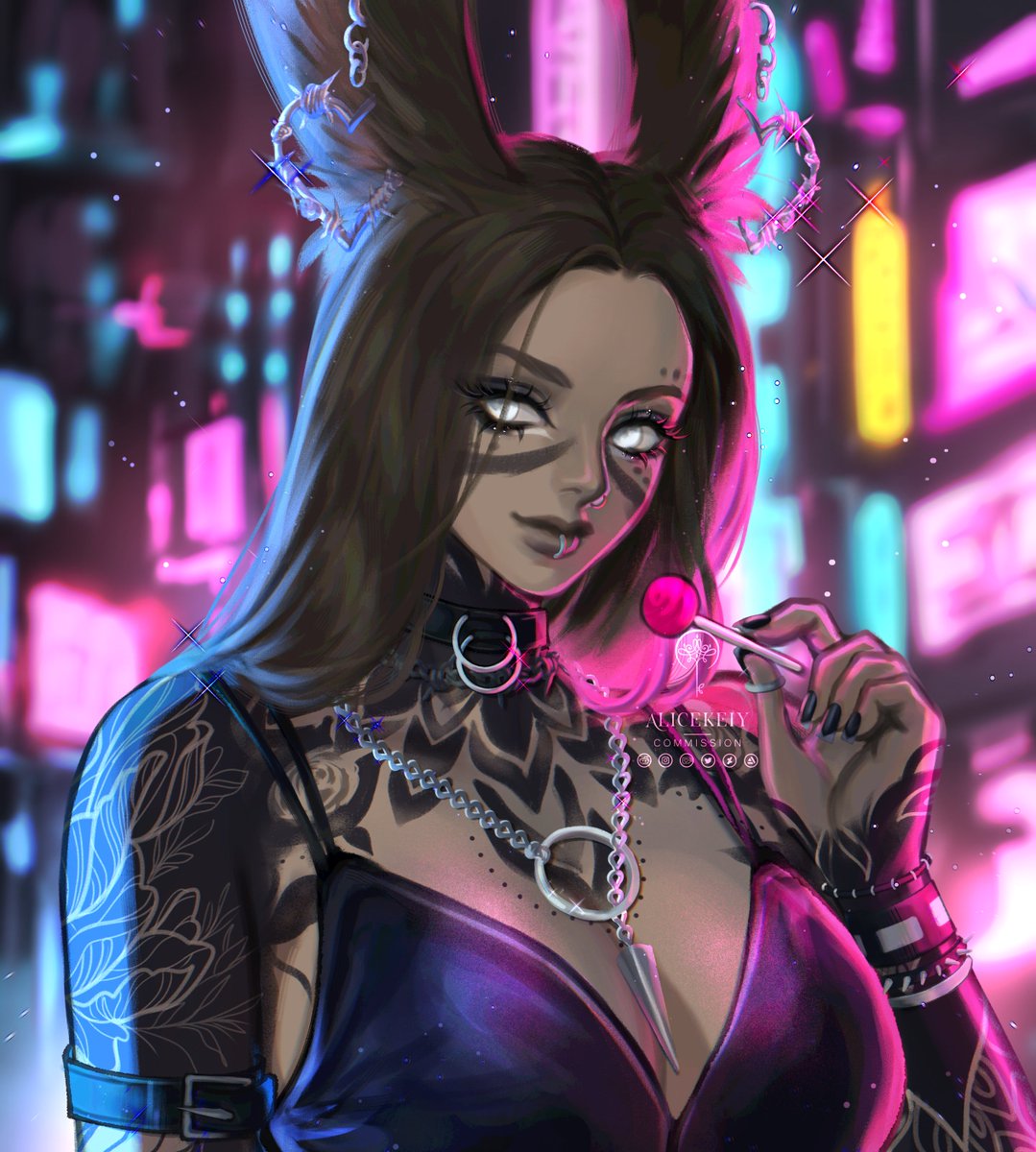 Faye for <a href="/xiv_faye/">Faye</a> 🫦
Viera gal to end Nov and welcome December - the last month of the year ✨
Thank you so much for c0mmi me :3!!
Hope you guys like it as well✨
RT are appreciated 🫶 
#viera #FFXIVART #FFXIV #ibispaintX