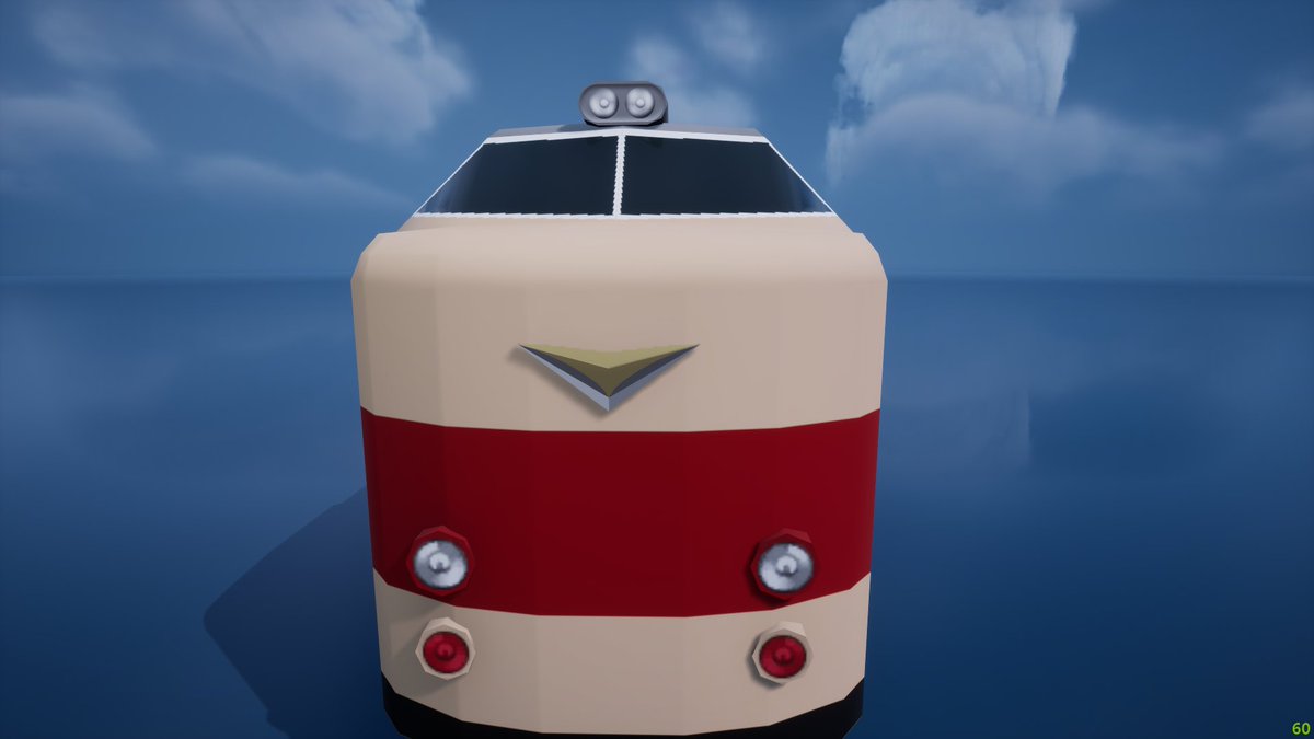 oum_kai2's tweet image. ヘッドマークと車体のステッカーを組み合わせて国鉄特急シンボルマークを作ってみるテスト。ヘッドマークをつかう意味があるかは微妙なところ
#A9TC