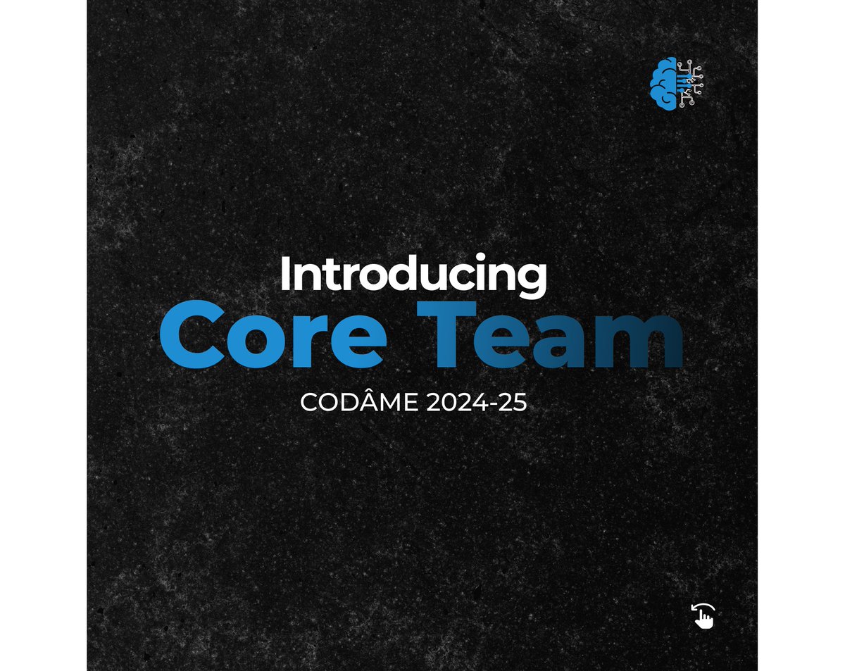 Codame_IIITB's tweet photo. Introducing the Dynamic Duo Behind Codame! 🚀
Get ready to be amazed by the incredible talent and dedication of our core team.

From magical web designs to engaging content and seamless outreach, here's who makes it happen.

#CODÂME #InnovationInTech #CollaborationMatters https://t.co/81VzjE5gBN