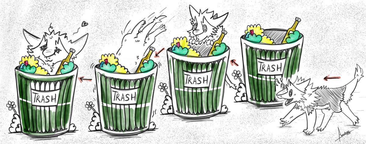 Please pick up your trash, or else...

#vilous #sergal #furryart