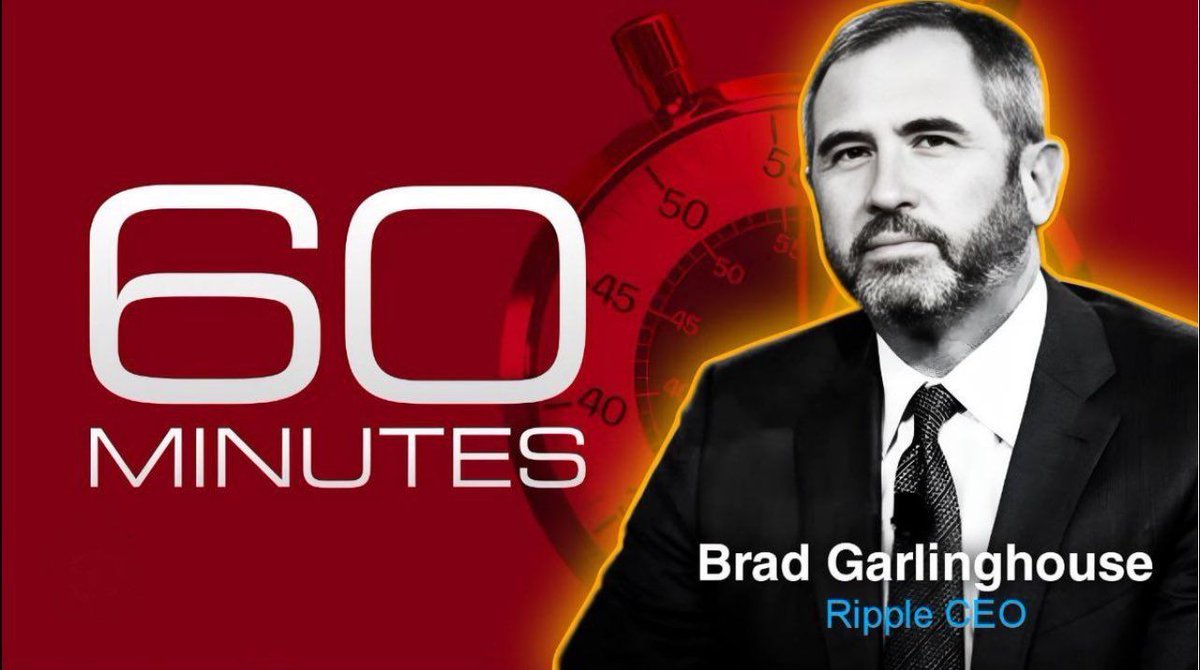 SUNDAY, DECEMBER 1st. 60 MINUTES IS SET TO INTERVIEW RIPPLE CEO BRAD  GARLINGHOUSE! 🎙️ GET READY FOR BIG ANNOUNCEMENTS FROM BRAD GARLINGHOUSE.  BOOM! 🔥