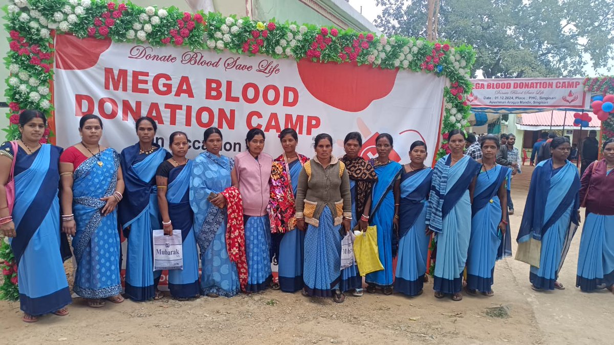 253 units of blood collected at AAM Singsari , umerkote of Nabarangpur district on the eve of World AIDS day.<a href="/DMnabarangpur/">Collectorate Nabarangpur</a> <a href="/hiv/">HIV</a> <a href="/HFWOdisha/">H & FW Dept Odisha</a> <a href="/nhmodisha/">NHM Odisha</a>