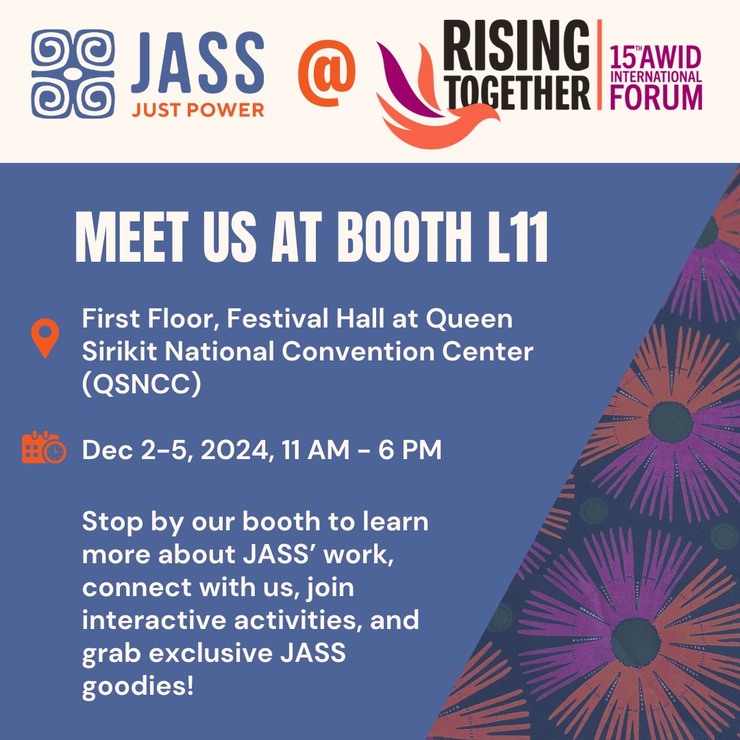 jass4justice's tweet photo. We are thrilled to reimagine and organize for a just and sustainable world with you at #AWIDForum2024 - come and join us ! 👋🏾✊🏾 #JustPower https://t.co/pYcjK4kVRo