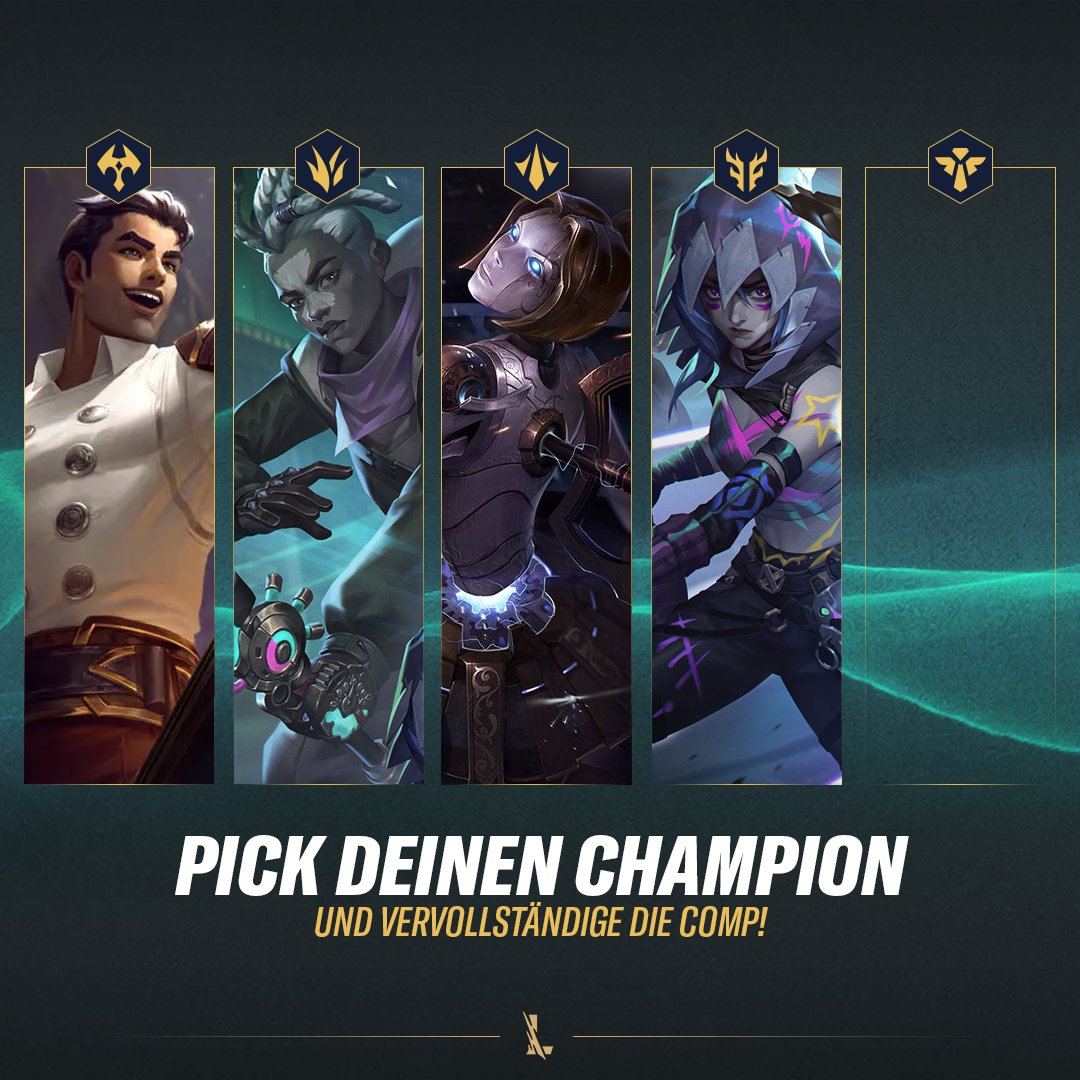 wildriftDE's tweet photo. Welchen Supporter würdest du mit diesem Team picken? ⬇️ https://t.co/ftYu1mzDrA