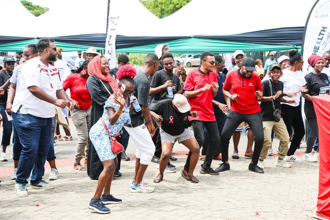 Hundreds of Mombasa residents joined us for World AIDS Day. Our focus now is on men and boys; we're working to #EndHIV by 2030. #WorldAIDSDay #HIVAwareness