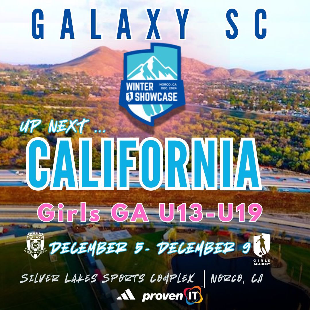 GA TEAMS 🔜 ✈️☀️ 🌴 ⛰️⚽️ CALI‼️

Best of luck &amp; safe travels to all of our Girls Academy League teams who are headed to California this week for the GA Winter Showcase ‼️

This week’s event is also the first Champions Cup event of the season and ALL of our GA teams qualified 👊🏼‼️