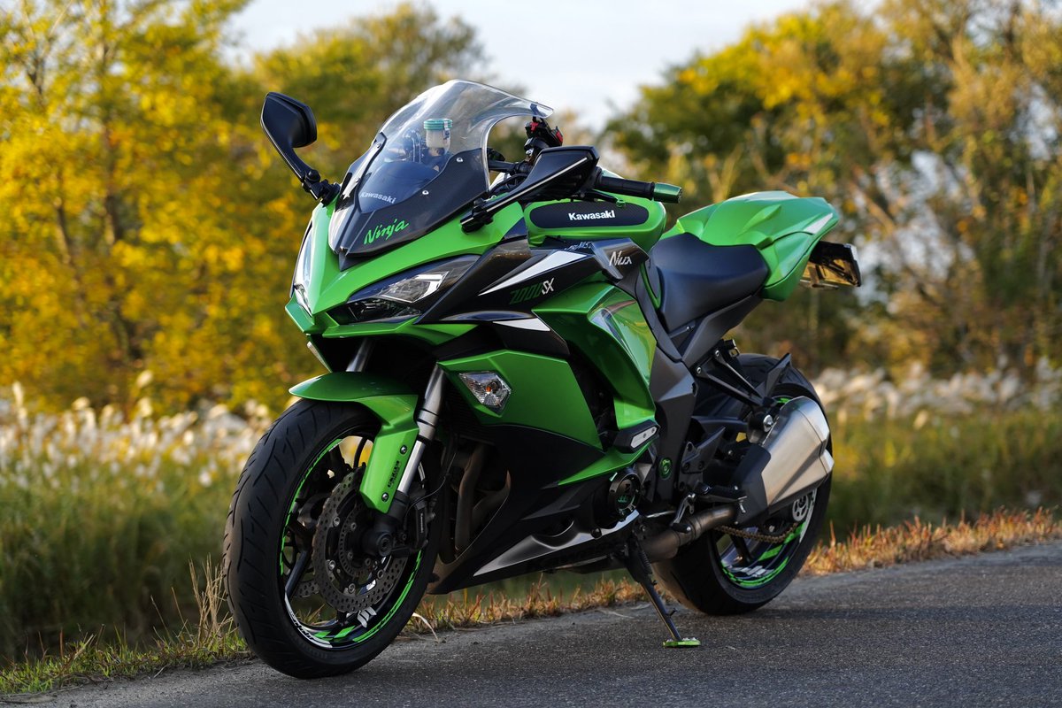 sanposukida's tweet photo. おそらく今年は最後かなという事で、
〆はいつもの場所へ
#ninja1000 https://t.co/kfsXkVG9o9