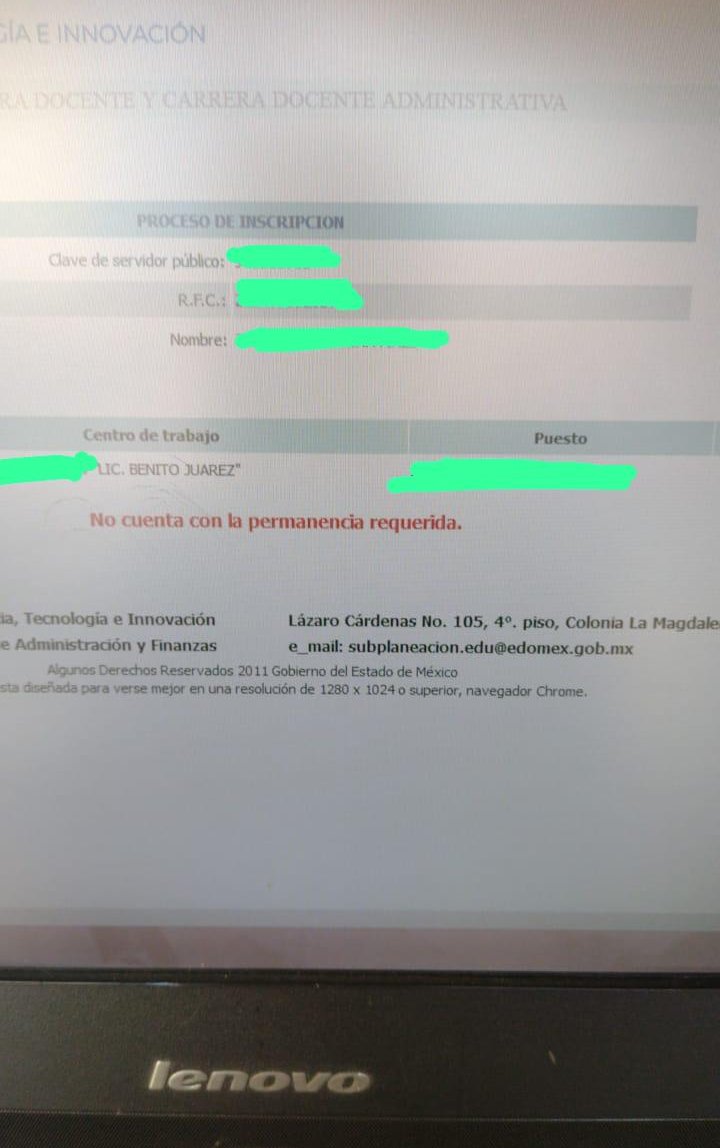MAGISTERIOMEXIQ's tweet image. ¿Errores en la plataforma o convocatoria amañada? No permite realizar el registro a pesar de que se cuenta con la antigüedad necesaria #SIASE @SMSEMmx @SeducEdoMex @delfinagomeza @Edomex @arturougaldea_