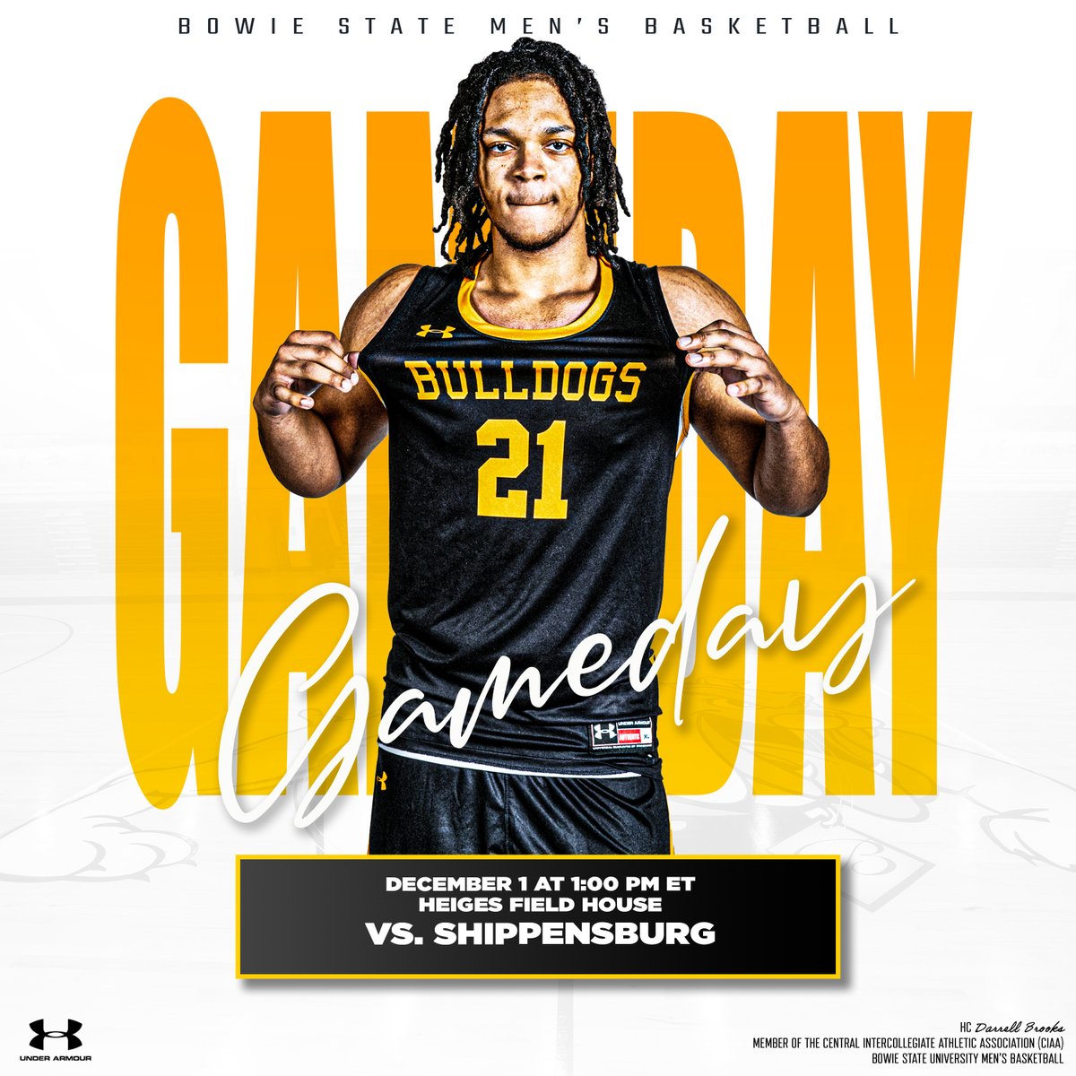 Back at it.

📍Heiges Field House
🆚 Shippensburg
⌚️ 1:00 PM ET
📺 PSAC Sports Network

#BulldogNation | #BiteDown