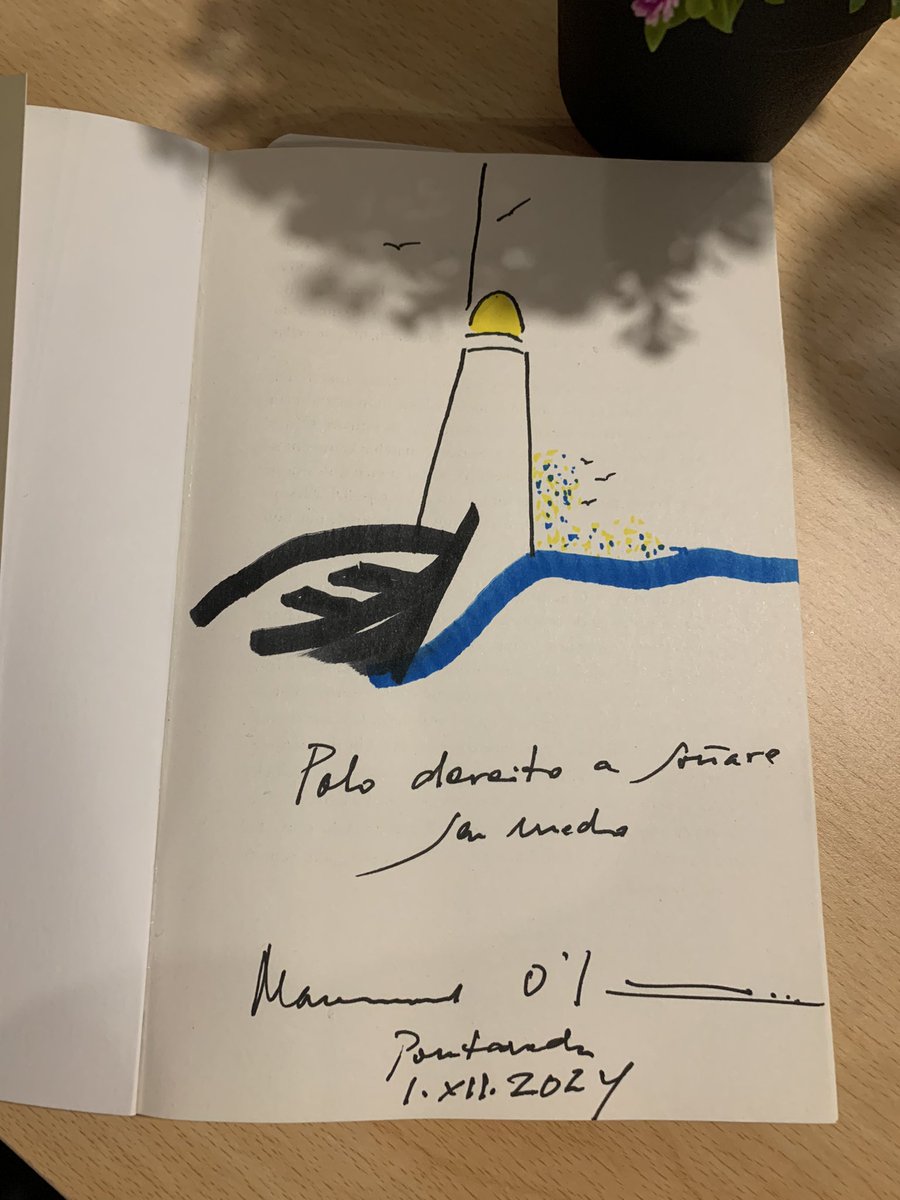 chiaraalber's tweet photo. Limpar o medo. Para escribir, para soñar, para traducir. Grazas, @Rivasbarrs https://t.co/njMj6Ok6Hr