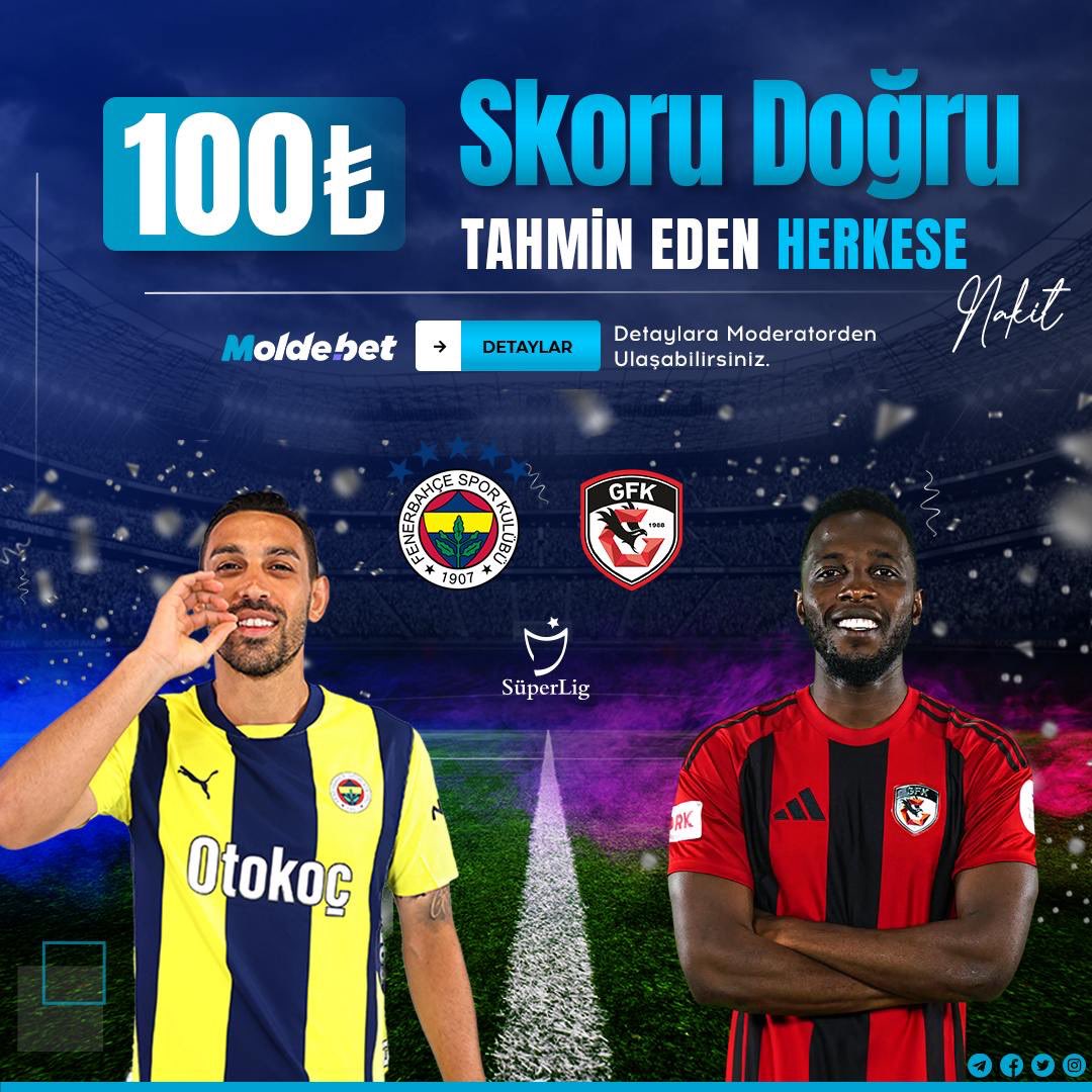 🔥HERKESE 100₺ NAKİT ÖDÜL💸

🔥 TAHMİNİNİ YAZ

🚀 Havale Yatırıma %30 NAKİT!

📣 %25 Casino Discount!

💵 5Dk'da Ödeme Garantisi ! 

📲 X adresimizi takip et !

🗣 Tahminde  5 arkadaşını etiketle
📣 Her üyemiz 1 kere yararlanabilir!
✅  Gönderiyi RT yap
🔄 Maks. çekim 500₺
📣