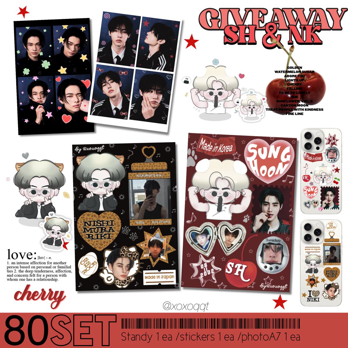 xoxoqqt's tweet photo. 𐙚⋆｡ pls kindly rt 𖦹°⭒˚｡⋆

𑁥౿giveaway for🐶+🐣 ‧₊˚

Only 80 set ૮(ྀི ｡• ·̫ •｡ )ྀིა

𓈒𓇼location : cafe in bkk 

♡₊⁺Date : 7 Dec

˚₊‧꒰ა ⁺ rt &amp; show this twit  ໒꒱ ‧₊˚

៸🍥⋆exchange pls dm 🍒

#HAPPYSUNGHOONDAY  
#HAPPYNI_KIDAY
#성훈 #SUNGHOON
#니키 #NI_KI https://t.co/9Ljdg4hh6E