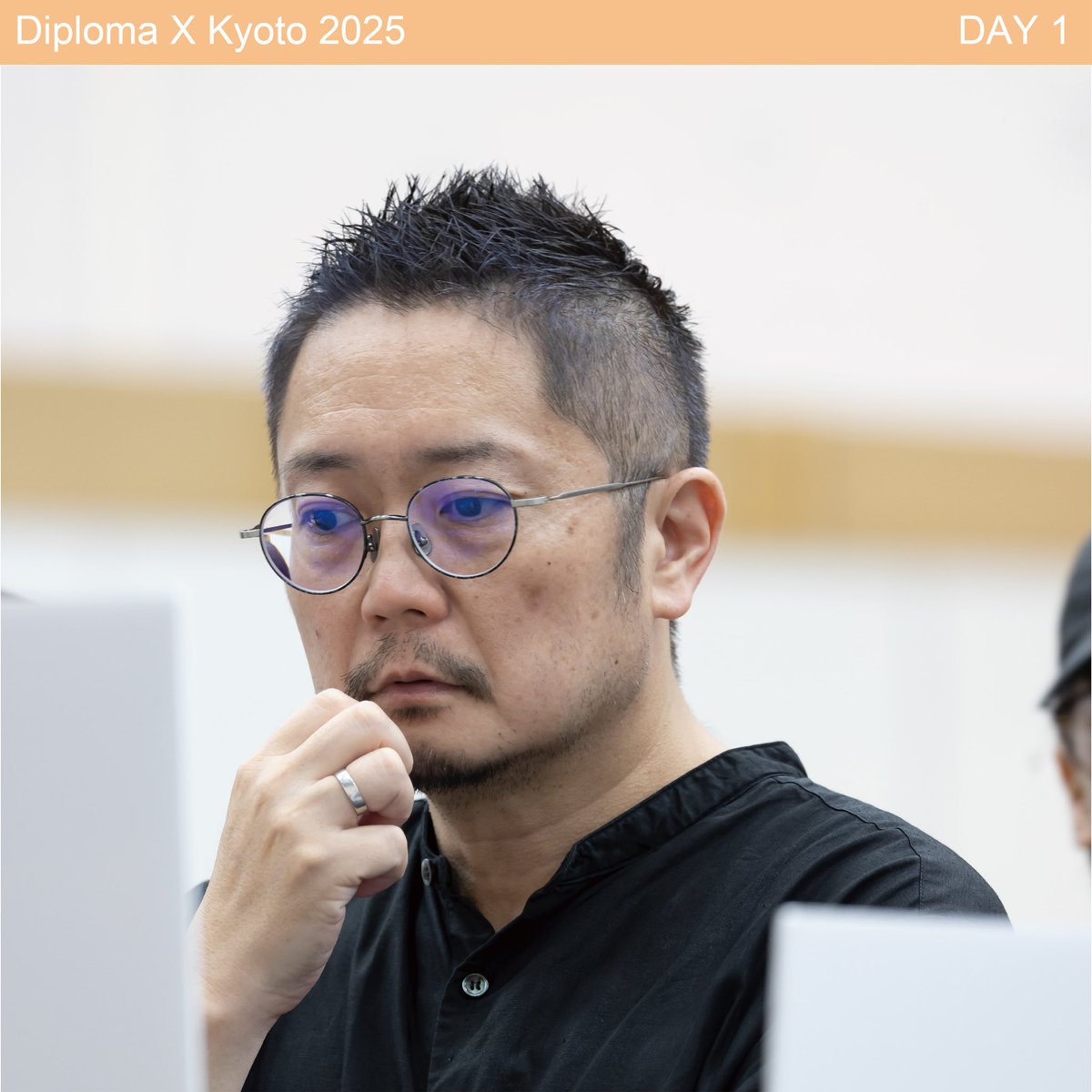 27_dxk's tweet photo. diploma x Kyoto ‘25
【Day1 審査員紹介】

堀口徹 
近畿大学 准教授
・
・
#dxk #dxk25 https://t.co/j6J5K21rcZ