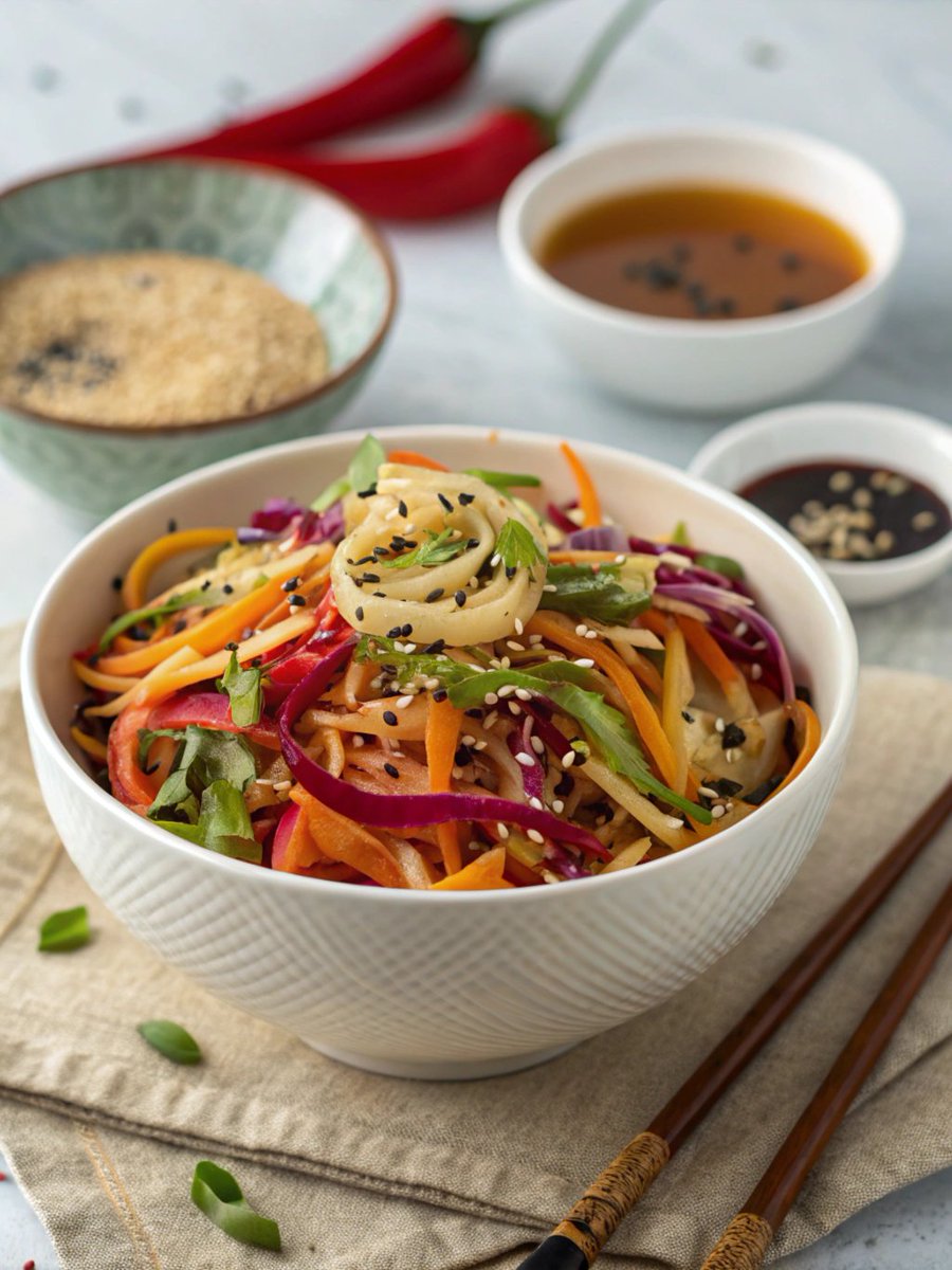 soupsalad24's tweet photo. Colorful Asian noodle salad for a healthy meal!
.
#5dishchallenge #icancookchallenge #recipes #food #salad #soup #delicious #vegetables #cooking #pasta #foodie #yummy #healthyfood #foodporn #cooking https://t.co/P41Wib6RSZ