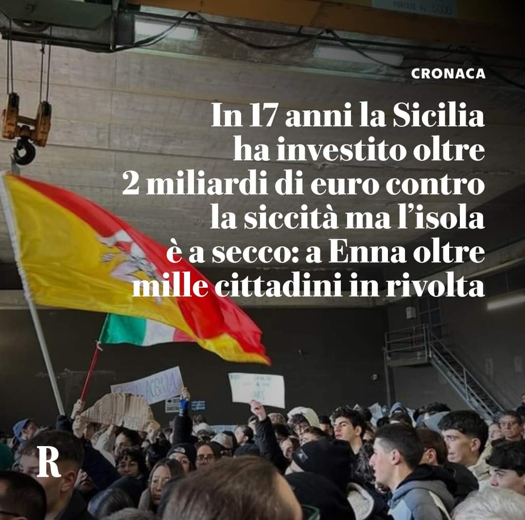 Titta_9's tweet image. #emergenzaidrica #sicilia #enna