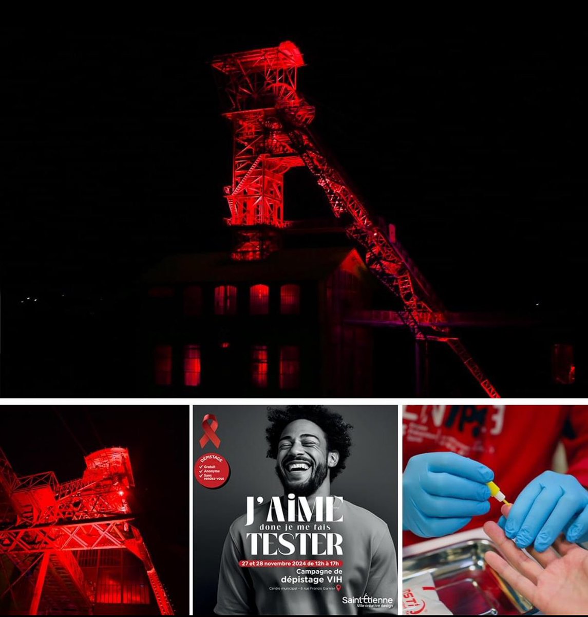 LauraCinieri's tweet photo. 1er décembre, journée mondiale contre le Sida ! @saint_etienne_ @ElusContreSida @InfectiologieC @ChuSaintEtienne https://t.co/mmFgtVtpK6