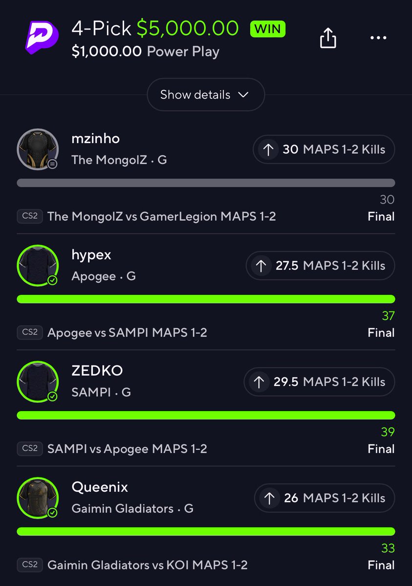 GIVING $500 TO SOMEONE WHO LIKES/RT’s THIS TWEET 💰💚

CASH THE $5,000 CS2 NUKE ☢️✅

HERES 50% OFF MY VIP PLAYS ⤵️
dubclub.win/r/p/pri-4b7wm/…

#PrizePicks | #GamblingX