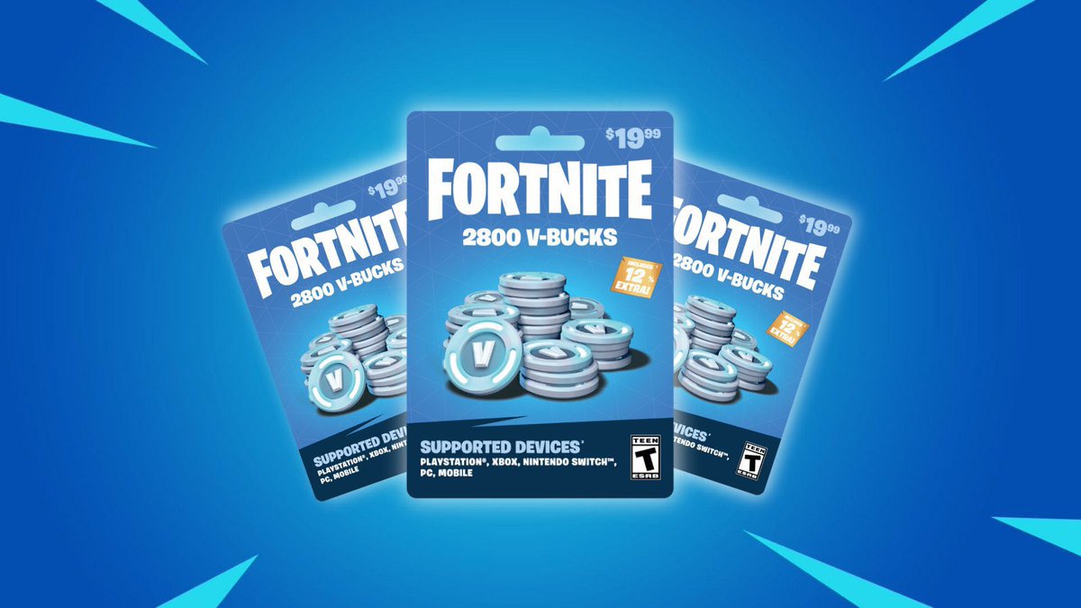 2,800 vbucks code giveaway!
How to enter-
•Follow <a href="/TVS_Yarin3/">TVS_Yarin</a> and @CallMeRosalina 
•Retweet
•tag a friend
Giveaway ends in 72h! 
Good luck to everyone🍀

If you’d like supporting me in the item shop my creator code is “TVYS”, thanks for all the support🙏
