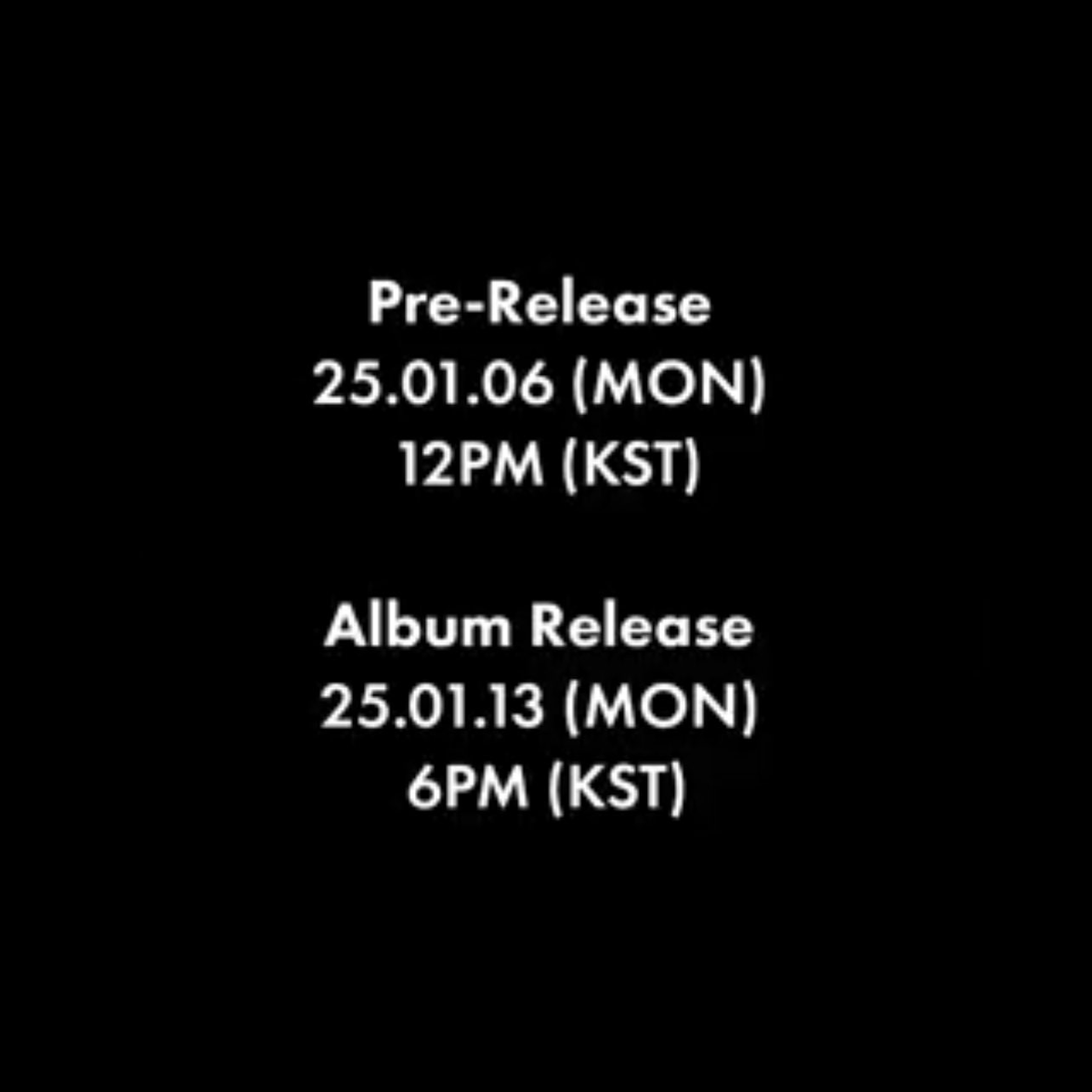 kchartsmaster's tweet photo. GFriend to release a pre-release single on January, 6th. https://t.co/092J8089Qn