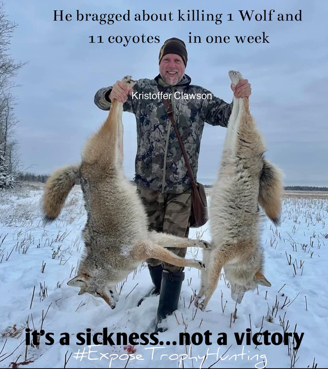 XposeTrophyHunt's tweet photo. #BanTrophyHunting #BanTrapping RT https://t.co/eR36mFh1IU