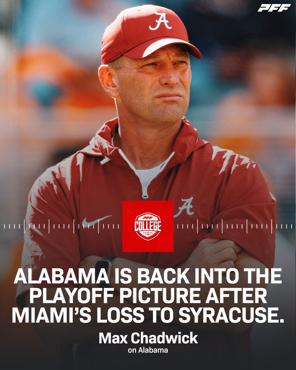 Should Alabama make the College Football Playoff?🤔

The CFB Grade Release Show is LIVE⬇️

youtube.com/live/TSjmLB3nf…