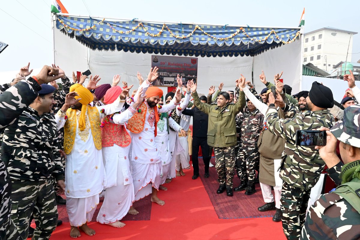 13 BN SSB, Dignibal celebrated its 59th Raising day on 01st December, 2024 in the presence of honourable Chief Guest Sh. Imtiaz Ismail Parray, IPS DIG SHQ (Spl-Ops) SSB, Srinagar along with the officers and brave men of the unit.
