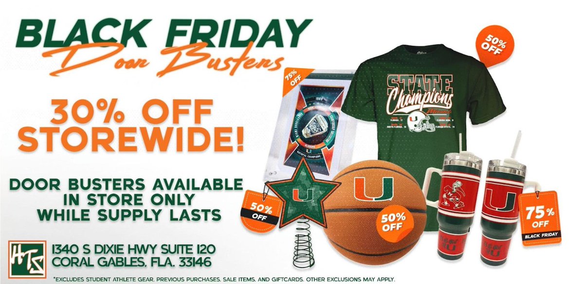 isaiah taylor (@isaiah_taylor4) on Twitter photo Black Friday Deals are HERE! Score up to 75% OFF Door Busters + 30% OFF storewide and online <a href="/miamihts/">Miami Team Store</a> ! It's the perfect time to grab some gear 🙌 Black Friday Deals are HERE! Score up to 75% OFF Door Busters + 30% OFF storewide and online <a href="/miamihts/">Miami Team Store</a> ! It's the perfect time to grab some gear 🙌