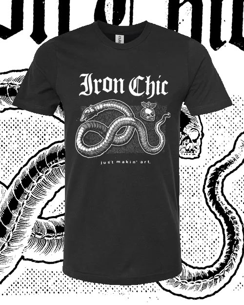 Merch store is fully restocked for the holidays @ merchbin.net 💥😎 Free shipping on U.S. orders over $100 now through Monday! #ironchic
