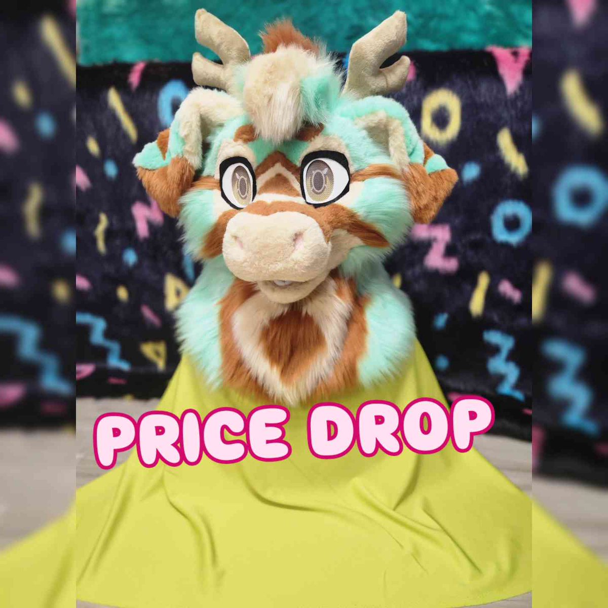 🐶🐲 Puppy Dragon Premade Head 🐲🐶

Price reduced again to find them a home! 
Asking 💲4⃣0⃣0⃣ US + shipping
This is a bit of a smaller head, but should fit anyone with adjustable strap
PP payment only
50/50 payment plan optional
DM or comment to inquire. 
Thanks for any shares!