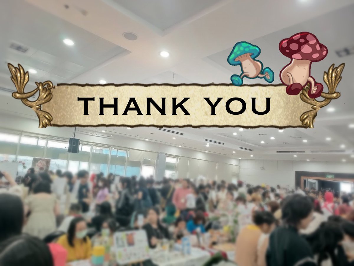 ￼
🔹 ขอบคุณทุกท่านที่มาร่วมผจญภัยในดันเจี้ยน
ไปด้วยกันกับงาน Take A Break มาก ๆ ค่ะ
งานครั้งนี้เราเป็นเพียงทีมเล็ก ๆ ที่มีใจรักในเรื่องสูตรลับตำรับดันเจี้ยน
ทางทีมงานต้องกราบขออภัยในความผิดพลาด
เรื่องการรับรองผู้เข้าร่วมงาน
ที่มีจำนวนมากเกินกว่าที่ประเมินไว้จากแบบสอบถาม
￼